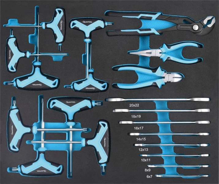 Quantool Gereedschapswagen Q25160 - 217 Delig 2 Quantool Gereedschapswagen Q25160 - 217 Delig - Afbeelding 2