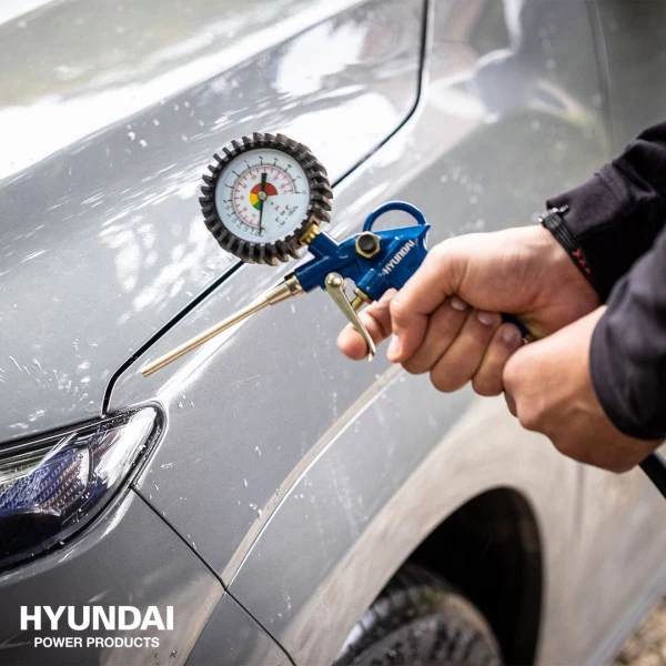 Hyundai Mini-compressor 55791, 1100 Watt, 180L/min, 8 Bar 7 Hyundai Mini-compressor 55791, 1100 Watt, 180L/min, 8 Bar - Afbeelding 7