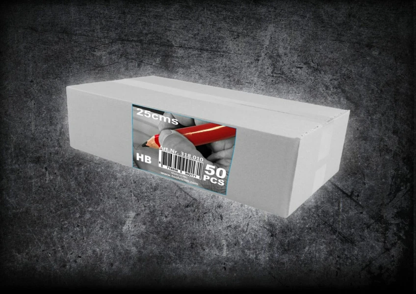 TPI; Timmermanspotlood-set , Ovaalvormig, HB Zwarte Grafietstift, 50 Potloden In Doos 2 TPI; Timmermanspotlood-set , Ovaalvormig, HB Zwarte Grafietstift, 50 Potloden In Doos - Afbeelding 2