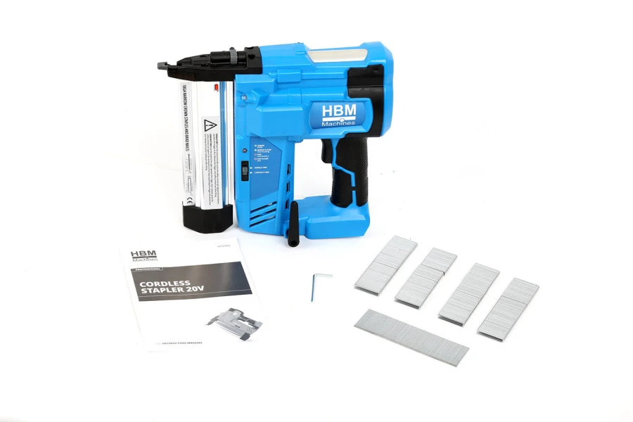 HBM Accu Tacker En Spijkerpistool 20 Volt Power20.5 1 HBM Accu Tacker En Spijkerpistool 20 Volt Power20.5