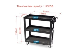 HBM Deluxe 3 Laags Universele Verrijdbare Gereedschapswagen -Makita winkel 9696.jpg 1200x600 efc7eebc88