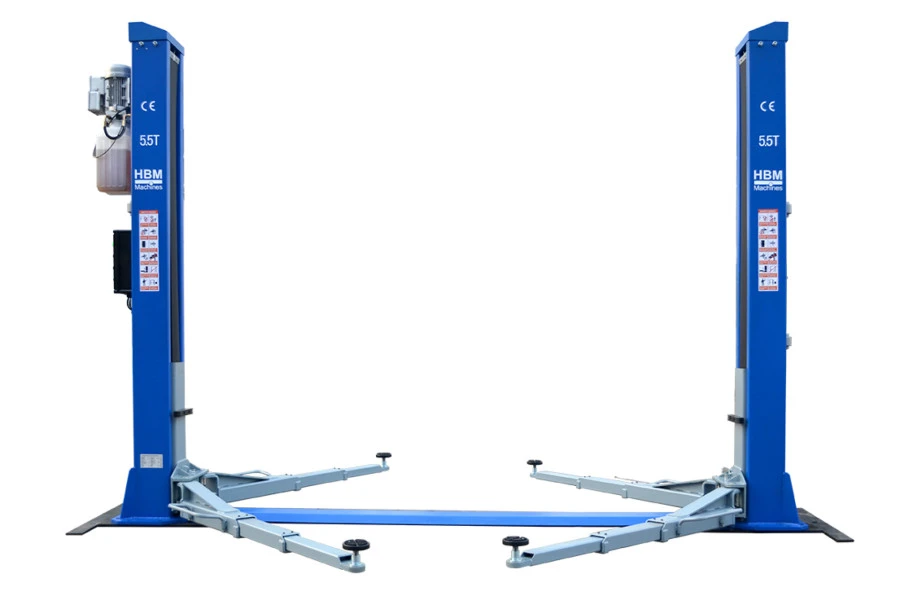 HBM 2 Hydraulische 2 Koloms Hefbrug Met Elektronische Ontgrendeling 5500 Kg 3 HBM 2 Hydraulische 2 Koloms Hefbrug Met Elektronische Ontgrendeling 5500 Kg - Afbeelding 3