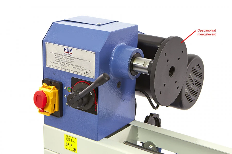 HBM 1100 Variabele Houtdraaibank Met Kopieerinrichting 9 HBM 1100 Variabele Houtdraaibank Met Kopieerinrichting - Afbeelding 9