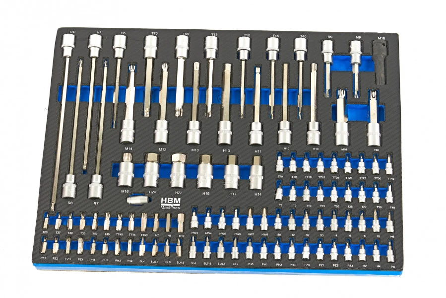HBM 245 Delige Premium Gereedschapsvulling Voor Gereedschapswagen 4 HBM 245 Delige Premium Gereedschapsvulling Voor Gereedschapswagen - Afbeelding 4