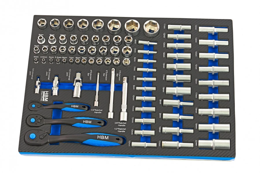 HBM 245 Delige Premium Gereedschapsvulling Voor Gereedschapswagen 5 HBM 245 Delige Premium Gereedschapsvulling Voor Gereedschapswagen - Afbeelding 5