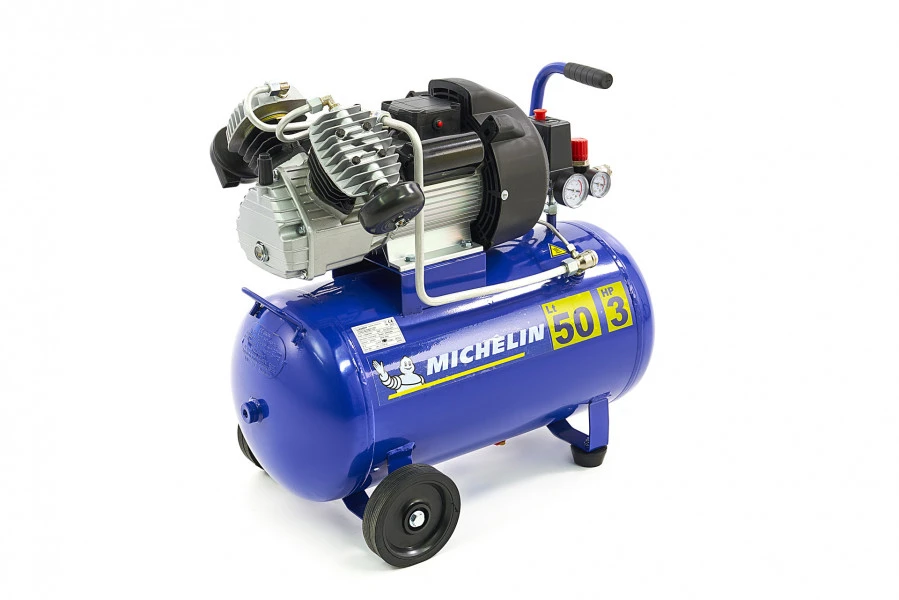 Michelin 3 PK - 50 Liter Compressor MB3650 - 365 Liter Per Minuut 1 Michelin 3 PK - 50 Liter Compressor MB3650 - 365 Liter Per Minuut