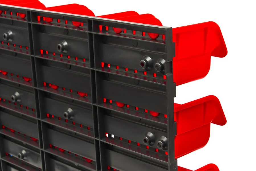 HBM Gereedschapswand Met Opbergrekken En Opbergbakken 43-delig 5 HBM Gereedschapswand Met Opbergrekken En Opbergbakken 43-delig - Afbeelding 5