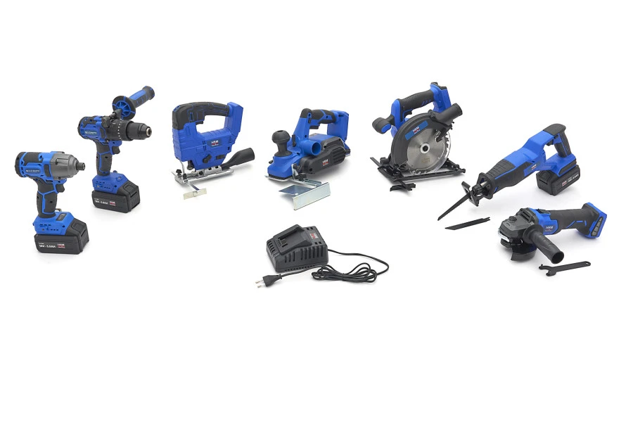 HBM Combiset Op Accu, 7-delig, 18V 5,0Ah Power20.5 4 HBM Combiset Op Accu, 7-delig, 18V 5,0Ah Power20.5 - Afbeelding 4