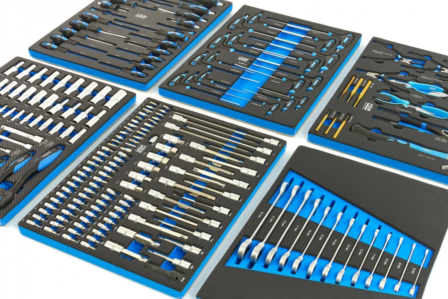 HBM 245 Delige Premium Gereedschapsvulling Voor Gereedschapswagen 2 HBM 245 Delige Premium Gereedschapsvulling Voor Gereedschapswagen - Afbeelding 2