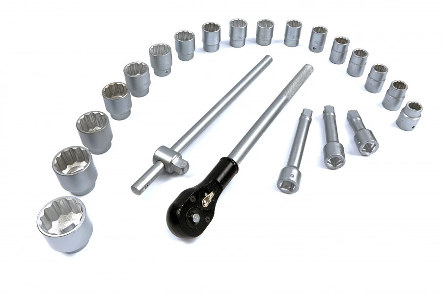 HBM 22 Delige ¾” Doppenset 2 HBM 22 Delige ¾” Doppenset - Afbeelding 2