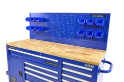 HBM Gereedschapswagen Met Achterwand, Houten Werkblad, 158 Cm, Blauw -Makita winkel hbm 019 100.jpg 1200x600 48819ebc88