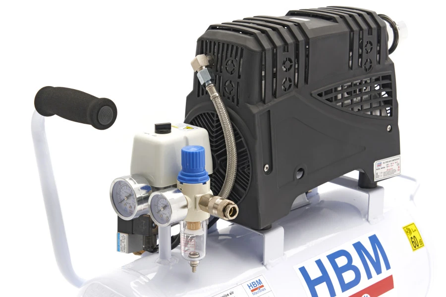 HBM 30 Liter Professionele Low Noise Compressor - Model 2 8 HBM 30 Liter Professionele Low Noise Compressor - Model 2 - Afbeelding 8