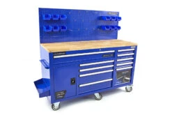 HBM Gereedschapswagen Met Achterwand, Houten Werkblad, 158 Cm, Blauw -Makita winkel hbm 021 112.jpg 1200x600 66c15ebc88