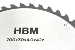 HBM 700 Mm - 42-T Zaagblad Voor HBM Professionele Wipzaag / Brandhoutzaag 5.5 PK - 400 Volt -Makita winkel hbm 023b 3.jpg 1200x600 bc0e2ebc88