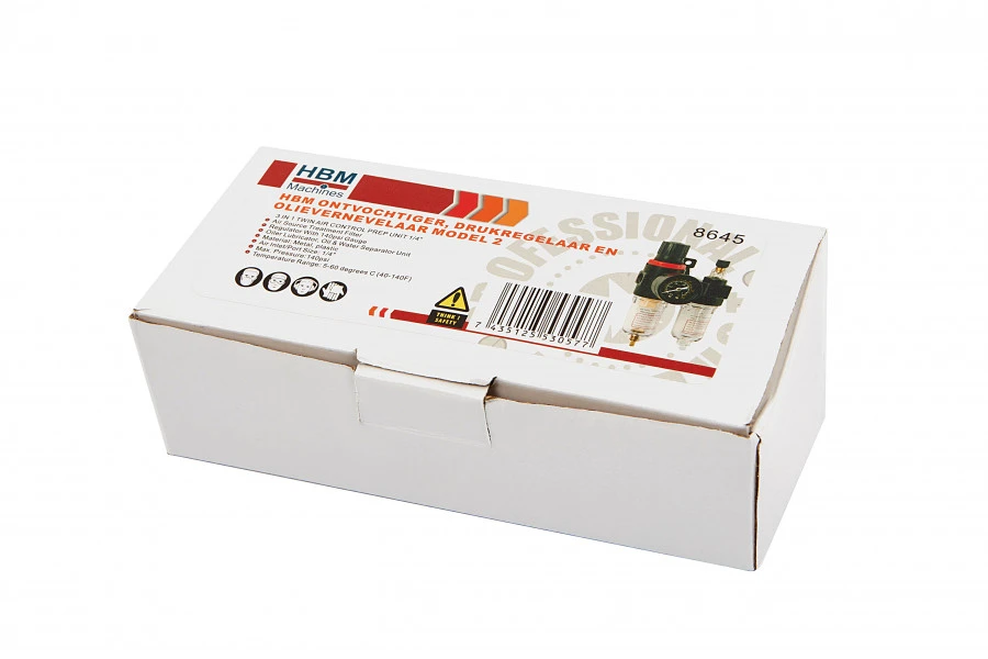 HBM Ontvochtiger, Drukregelaar En Olievernevelaar Model 2 3 HBM Ontvochtiger, Drukregelaar En Olievernevelaar Model 2 - Afbeelding 3