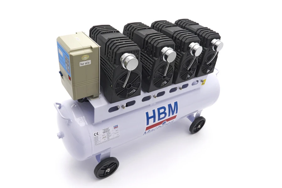HBM 120 Liter Professionele Low Noise Compressor - Model 2 2 HBM 120 Liter Professionele Low Noise Compressor - Model 2 - Afbeelding 2