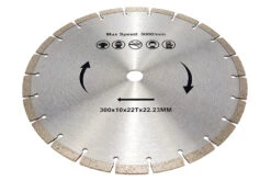 HBM 300 Mm Zaagblad Voor De Accu Betonzaag, Bandenzaag, Motorslijper