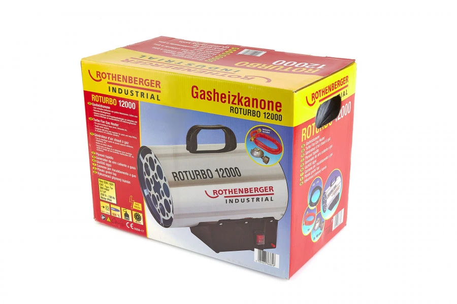 Rothenberger Heteluchtkanon, Heater ROTURBO 12000 6 Rothenberger Heteluchtkanon, Heater ROTURBO 12000 - Afbeelding 6