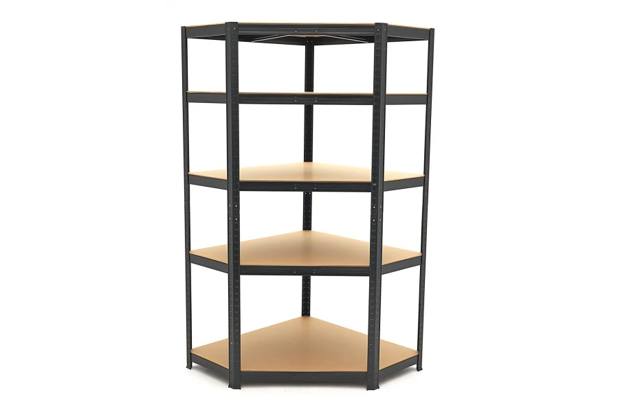 HBM Hoekmodule Legbordstelling, Garagestelling, Opbergrek 5 X 35 Kg 1 HBM Hoekmodule Legbordstelling, Garagestelling, Opbergrek 5 X 35 Kg