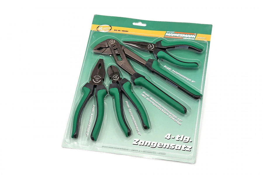 Mannesmann 4 Delige Tangenset 10997 1 Mannesmann 4 Delige Tangenset 10997