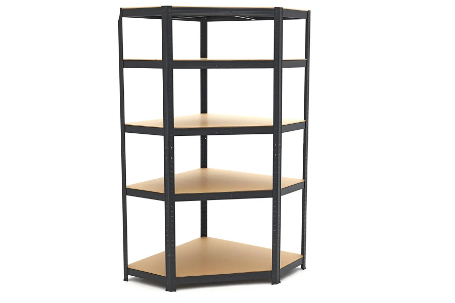 HBM Hoekmodule Legbordstelling, Garagestelling, Opbergrek 5 X 35 Kg 2 HBM Hoekmodule Legbordstelling, Garagestelling, Opbergrek 5 X 35 Kg - Afbeelding 2