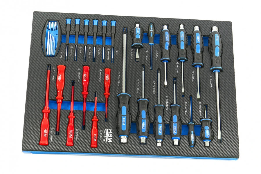 HBM Premium Gevulde Gereedschapswagen - 154 Delig 15 HBM Premium Gevulde Gereedschapswagen - 154 Delig - Afbeelding 15