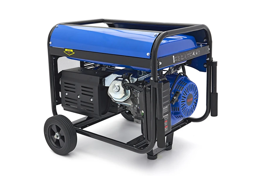 HBM 4300W Generator, Aggregaat Met 389 Cc Benzinemotor, 2 X 230 V / 12 V 2 HBM 4300W Generator, Aggregaat Met 389 Cc Benzinemotor, 2 X 230 V / 12 V - Afbeelding 2