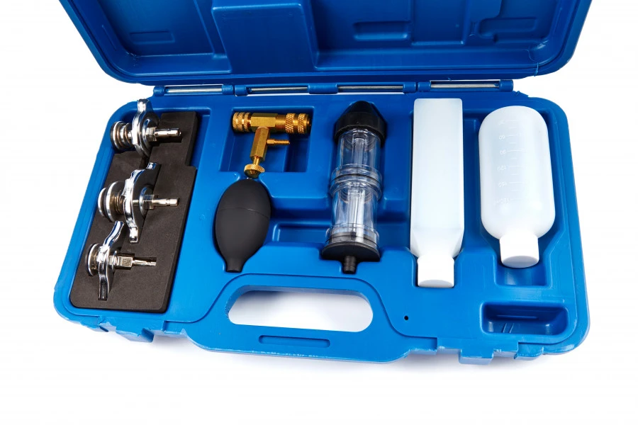 HBM Cilinderkop Lekkage Tester Set Deluxe 1 HBM Cilinderkop Lekkage Tester Set Deluxe