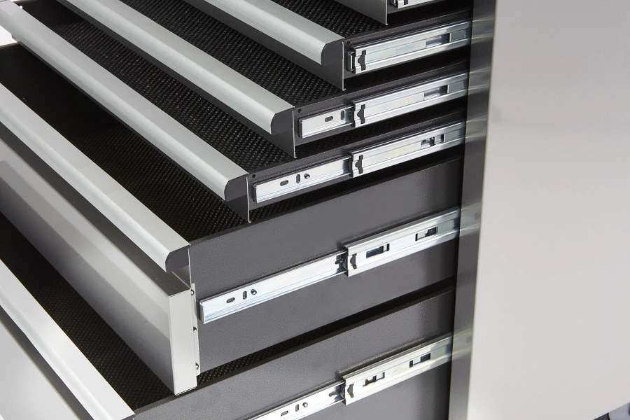 HBM Gereedschapswagen Met 7 Laden - 68 Cm - RVS 2 HBM Gereedschapswagen Met 7 Laden - 68 Cm - RVS - Afbeelding 2