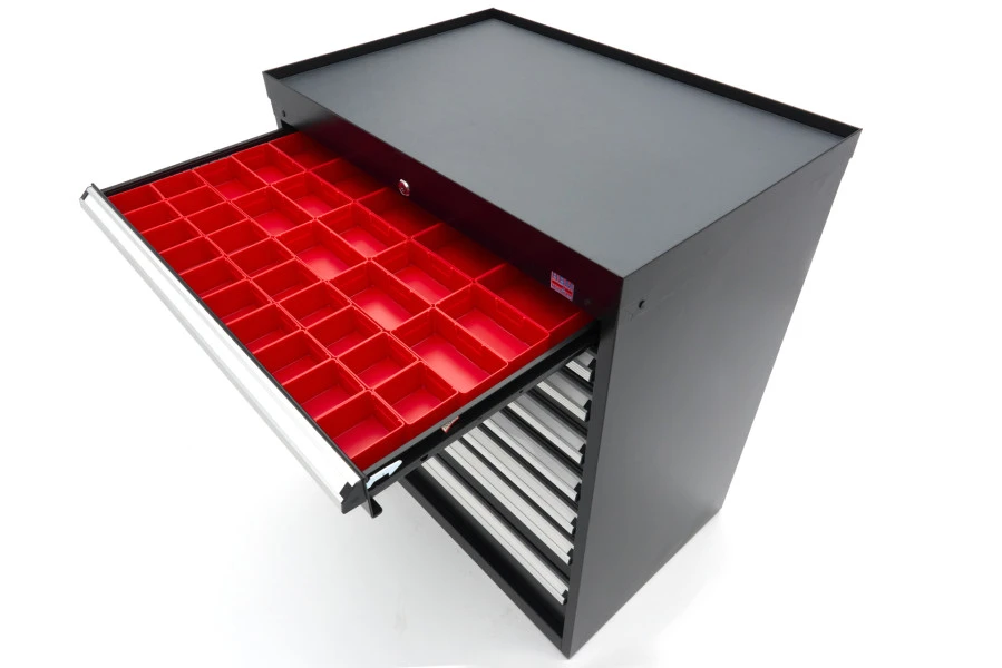 HBM 8 Laden Profi Gereedschapskast 88 X 58 X 100 Cm Zwart 5 HBM 8 Laden Profi Gereedschapskast 88 X 58 X 100 Cm Zwart - Afbeelding 5