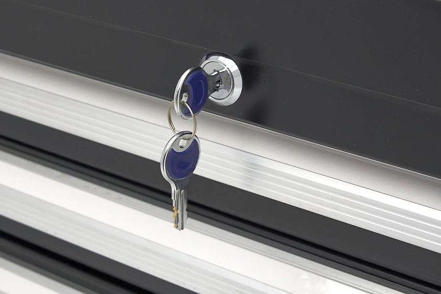 HBM 6 Laden Profi Gereedschapskast 88 X 58 X 80 Cm Zwart 15 HBM 6 Laden Profi Gereedschapskast 88 X 58 X 80 Cm Zwart - Afbeelding 15