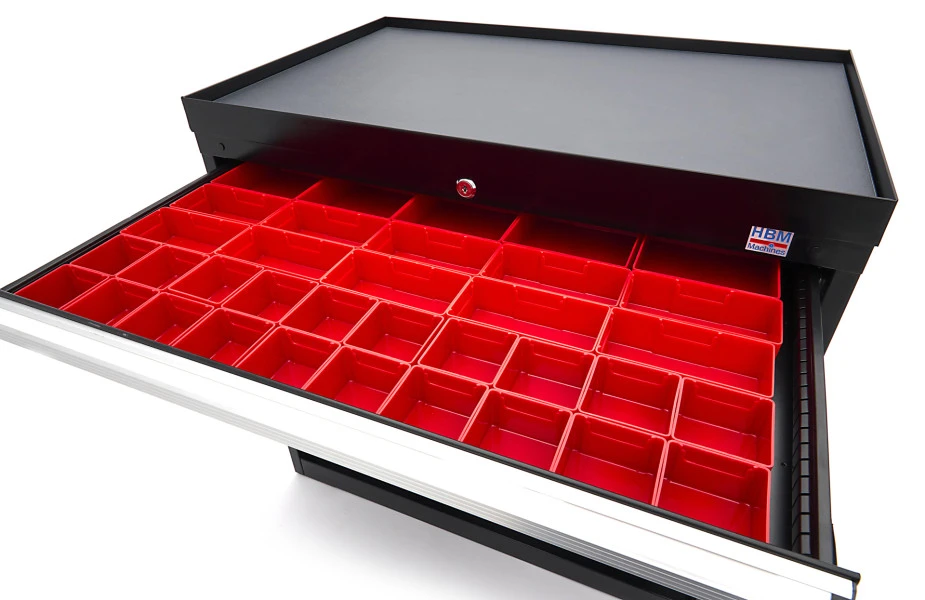 HBM 6 Laden Profi Gereedschapskast 88 X 58 X 80 Cm Zwart 6 HBM 6 Laden Profi Gereedschapskast 88 X 58 X 80 Cm Zwart - Afbeelding 6