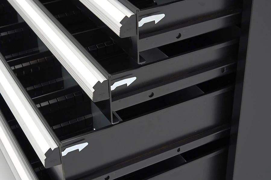 HBM 6 Laden Profi Gereedschapskast 88 X 58 X 80 Cm Zwart 14 HBM 6 Laden Profi Gereedschapskast 88 X 58 X 80 Cm Zwart - Afbeelding 14