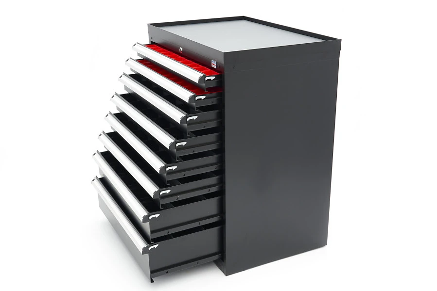 HBM 8 Laden Profi Gereedschapskast 88 X 58 X 100 Cm Zwart 3 HBM 8 Laden Profi Gereedschapskast 88 X 58 X 100 Cm Zwart - Afbeelding 3