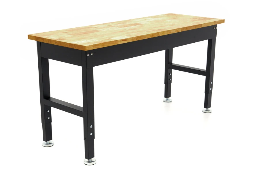 HBM In Hoogte Verstelbare Werkbank Met Massief Houten Werkblad En Lade 152 Cm 6 HBM In Hoogte Verstelbare Werkbank Met Massief Houten Werkblad En Lade 152 Cm - Afbeelding 6