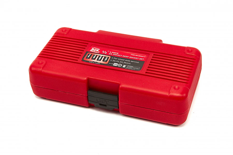 AOK 4 Delige 1/2" Lange Krachtdoppenset Grote Maten 3 AOK 4 Delige 1/2" Lange Krachtdoppenset Grote Maten - Afbeelding 3