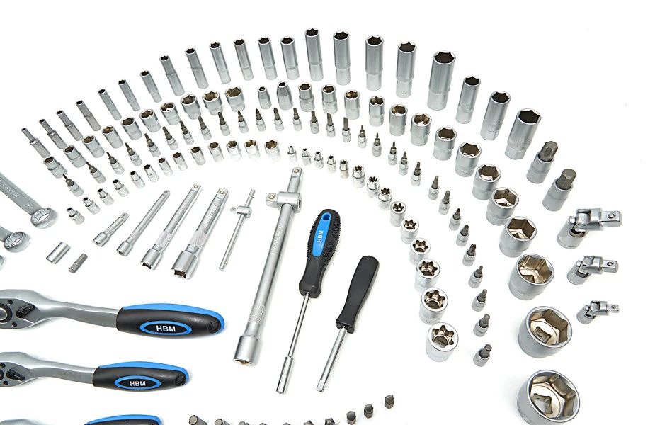 HBM 216-delige Doppenset, Metrische Maten 4 HBM 216-delige Doppenset, Metrische Maten - Afbeelding 4