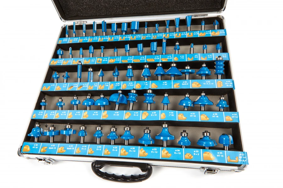 HBM 66 Delige Houtfrezenset 2 HBM 66 Delige Houtfrezenset - Afbeelding 2