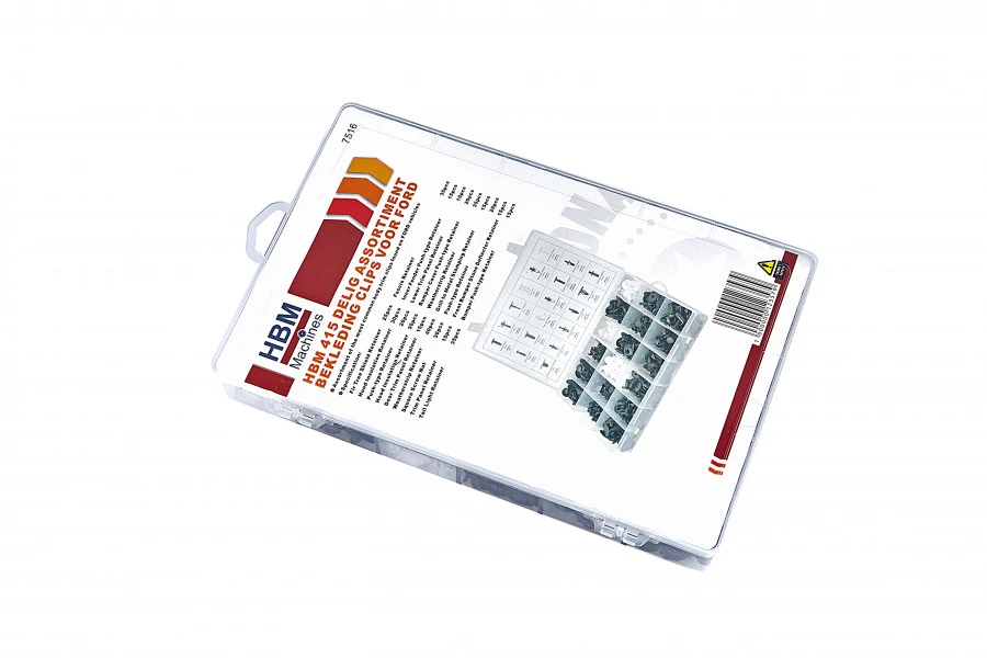 HBM 415 Delige Assortiment Bekleding Clips Voor Ford 2 HBM 415 Delige Assortiment Bekleding Clips Voor Ford - Afbeelding 2