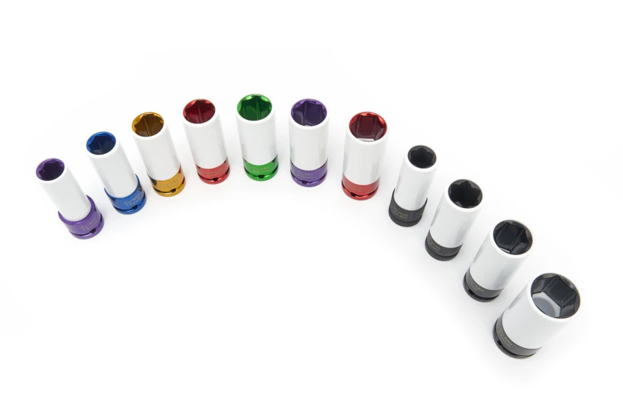 HBM Lange Krachtdoppenset Met Beschermkappen 11-delig, 1/2 Inch 4 HBM Lange Krachtdoppenset Met Beschermkappen 11-delig, 1/2 Inch - Afbeelding 4