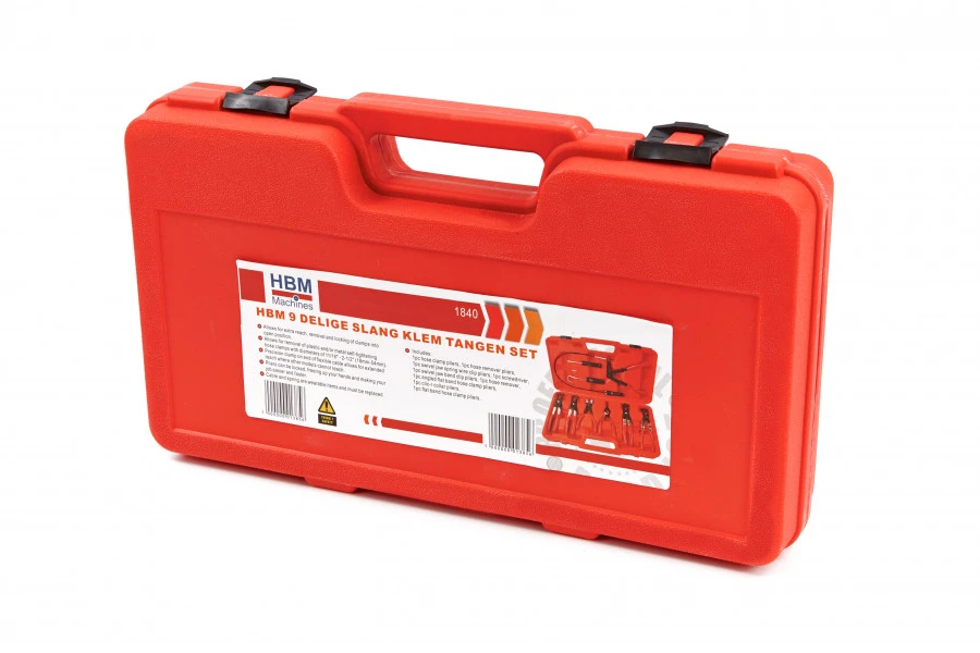 HBM 9 Delige Slangklemtangen Set 4 HBM 9 Delige Slangklemtangen Set - Afbeelding 4