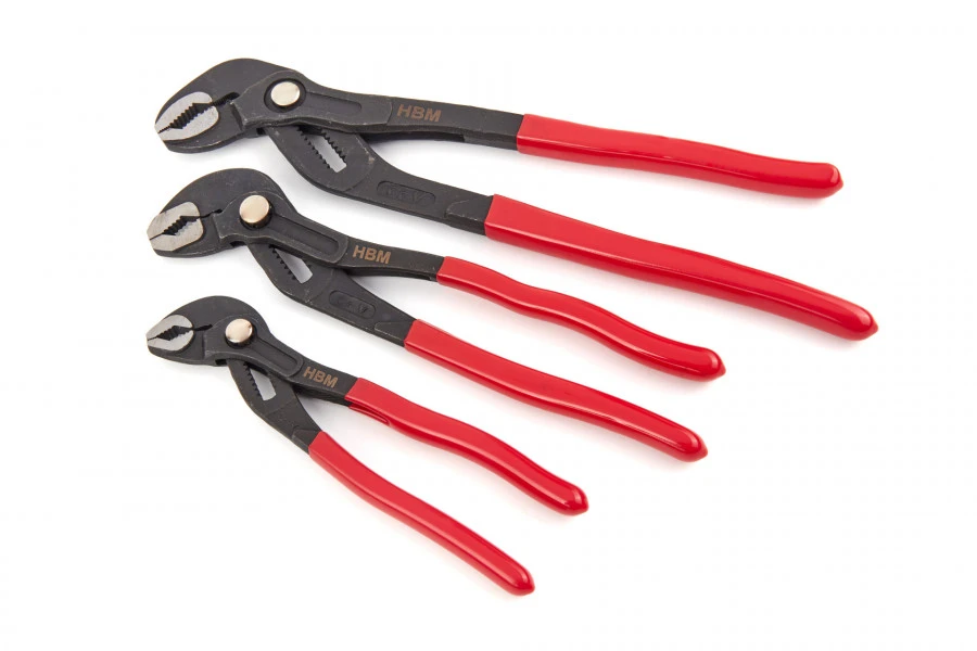 HBM 3 Delige Professionele Waterpomptangenset Met Snelverstelling 1 HBM 3 Delige Professionele Waterpomptangenset Met Snelverstelling