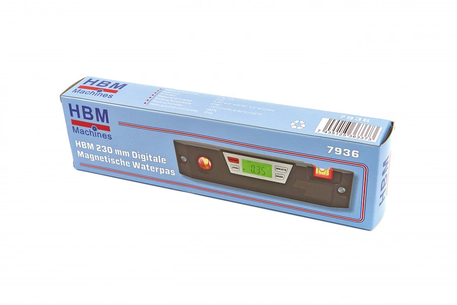 HBM 230 Mm Digitale Magnetische Waterpas 3 HBM 230 Mm Digitale Magnetische Waterpas - Afbeelding 3