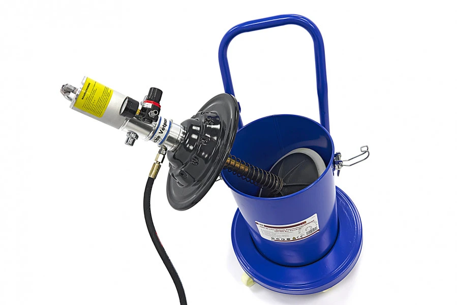 HBM 20 Liter Mobiele Pneumatische Vetpomp 300-400 Bar Persdruk 4 HBM 20 Liter Mobiele Pneumatische Vetpomp 300-400 Bar Persdruk - Afbeelding 4