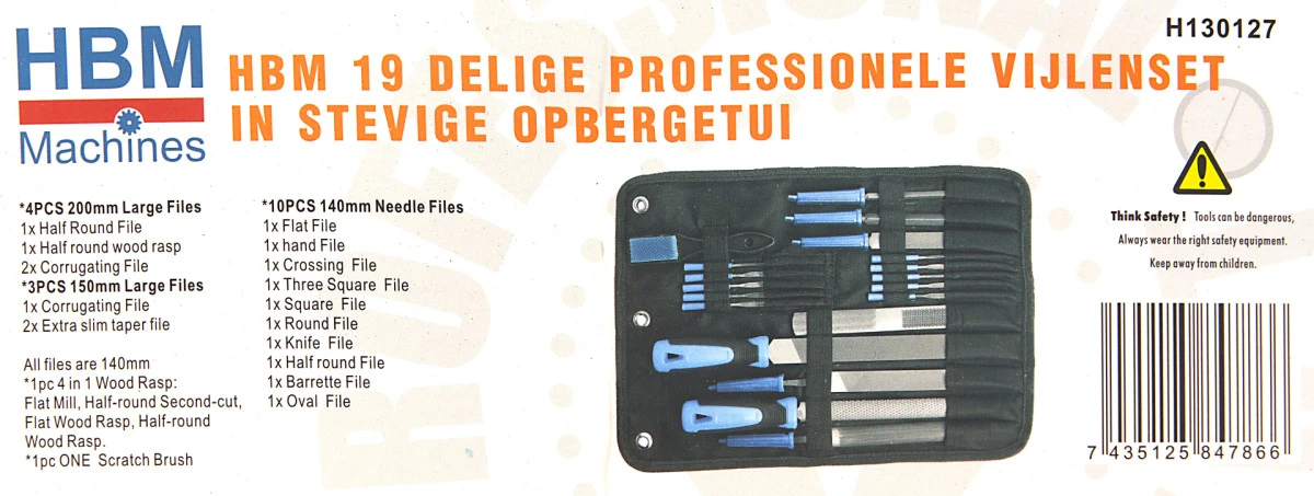 HBM Vijlenset 19-delig 9 HBM Vijlenset 19-delig - Afbeelding 9