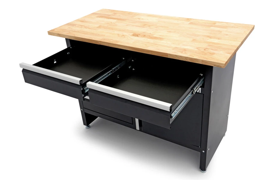 HBM 120 Cm Werkbank Met 5 Laden 1 Deur En Massief Houten Werkblad 5 HBM 120 Cm Werkbank Met 5 Laden 1 Deur En Massief Houten Werkblad - Afbeelding 5