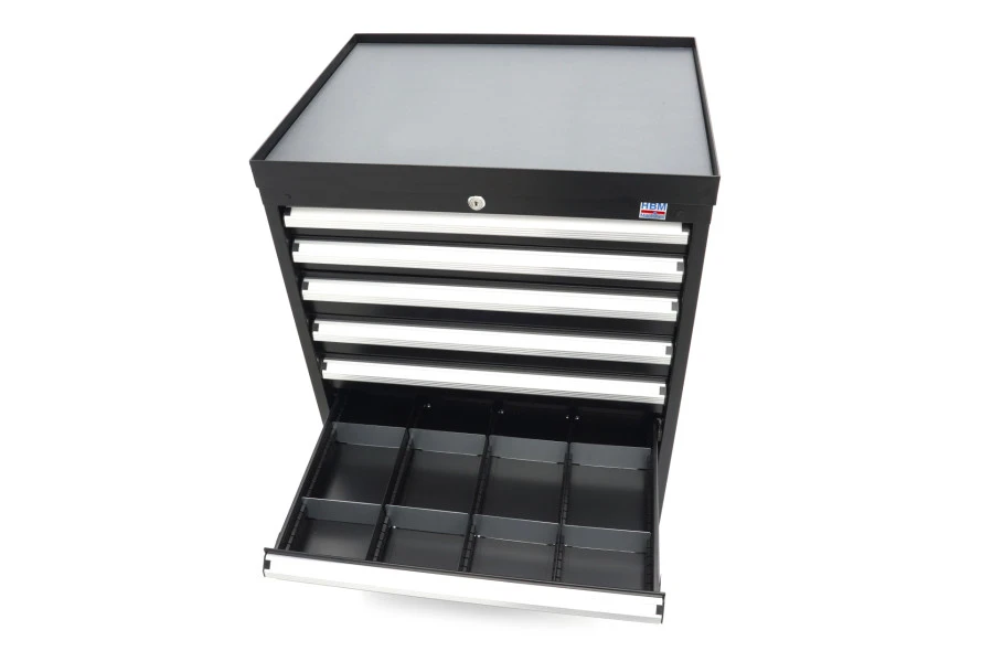 HBM 8 Laden Profi Gereedschapskast 72 X 58 X 100 Cm Zwart 9 HBM 8 Laden Profi Gereedschapskast 72 X 58 X 100 Cm Zwart - Afbeelding 9