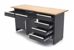 HBM 171 Cm Werkbank Met 6 Laden 1 Deur En Massief Houten Werkblad -Makita winkel hbm 2096 7.jpg 1200x600 87224ebc88