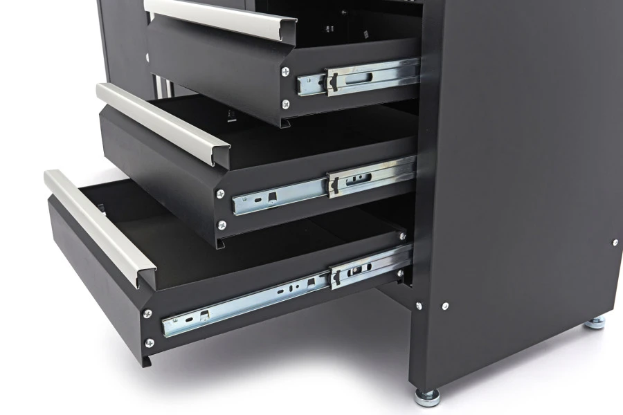 HBM 171 Cm Werkbank Met 6 Laden 2 Deuren En Massief Houten Werkblad 8 HBM 171 Cm Werkbank Met 6 Laden 2 Deuren En Massief Houten Werkblad - Afbeelding 8