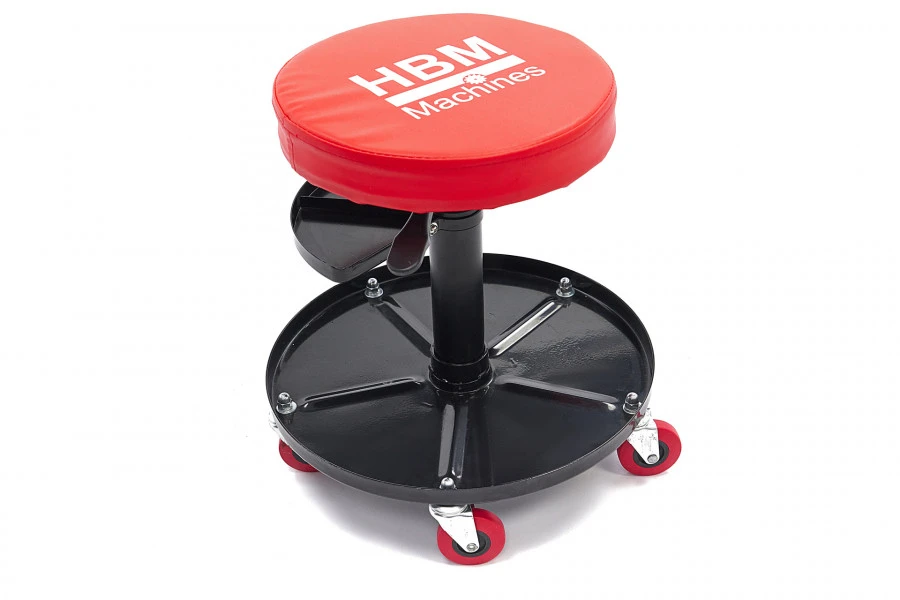 HBM Pneumatisch Stoeltje Met Gereedschapstray 7 HBM Pneumatisch Stoeltje Met Gereedschapstray - Afbeelding 7